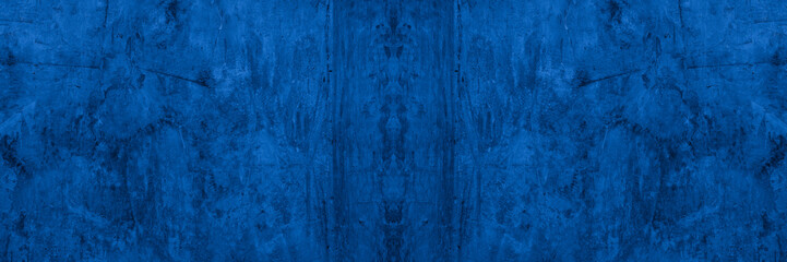 Aufkleber - old wall pattern texture cement blue dark abstract blue color design are light with black gradient b