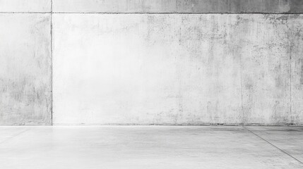 Poster - minimalistic gray cement wall background for studio photography and display banners