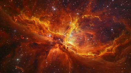explosion in space
