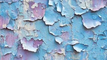 Aufkleber - Sapphire Metallic Texture with Peeling Paint in Shades of Blue and Purple for Background and Design Use