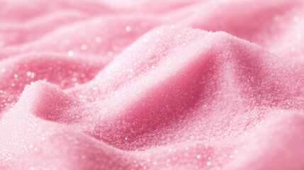 Poster - Soft pink powdered background with a shimmering texture, ideal for creative designs and backgrounds.
