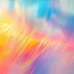 Aufkleber - Pastel Rainbow Abstract Background with Textured Turquoise and Colorful Paint Splashes for Creative Projects and Copy Space for Text