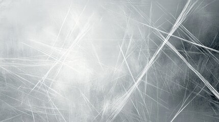 Poster - abstract textured background featuring sleek white lines over a gray canvas creating a modern and mi