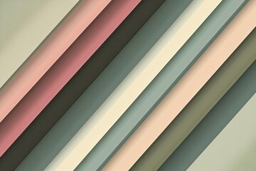 Poster - Colorful diagonal lines creating a modern abstract pattern on a textured background. Generative AI