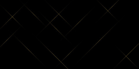 Leinwandbilder - golden and black vector futuristic tech glow and shining line and stripes simple modern background. Vector illustration for presentation design. Social media cover and web wide banner template.	