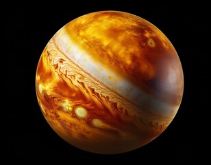 Wall Mural - the planet venus is entirely isolated on transparent