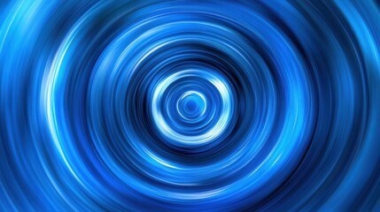 Fototapete - a blue circular background with a white center