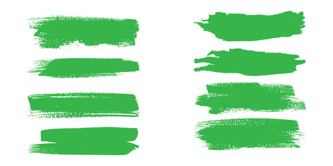 Wall Mural - Set of abstract horizontal grunge background templates. Vector black spots with jagged edges. Hand drawn brush strokes isolated on white. For text, advertising, texture design