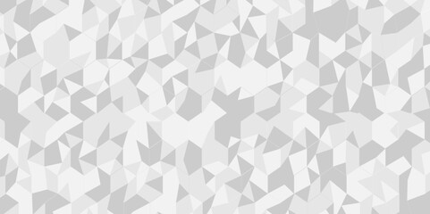 Fototapete - Vector white and gray overlapping cube square low polygon texture wallpaper. abstract surface creative diamond pattern corporate. gray polygon Mosaic triangle overlap texture background.	
