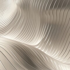 Fototapete - Swirling patterns of light and shadow create an abstract texture in soft neutral tones highlighting dynamic curves. Generative AI