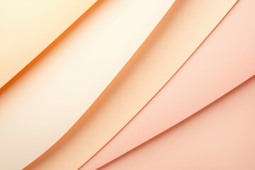 Poster - Colorful layers of textured paper arranged in warm tones create a visually appealing composition for creative projects. Generative AI