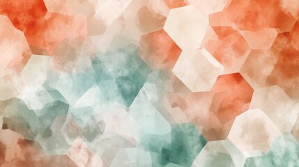 Poster - Abstract geometric background with hexagons. Design element