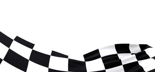 Poster - Checkered flag, race flag background