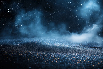 Wall Mural - black bokeh background