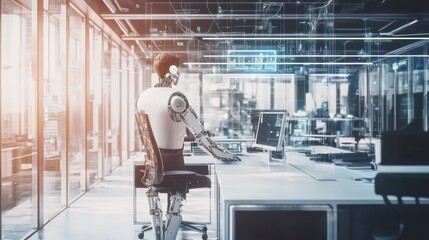 Poster - Robot at Work: The Future of Office Automation