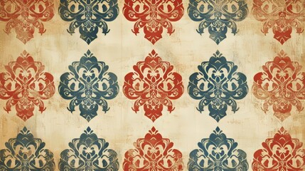 Poster - Decorative sheet of paper with oriental design and place for your text, illustration, background