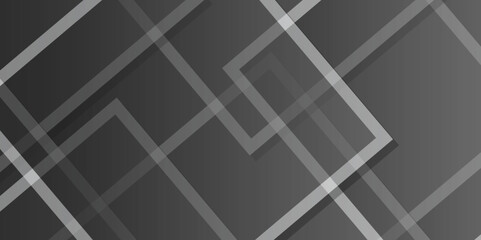 Poster - Abstract seamless random geometric black and gray square lines pattern on a transparent background design. abstract background with luxury geometric random chaotic lines. squares and triangle line.