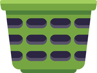 Poster - This laundry basket is waiting to be filled with dirty clothes for wash