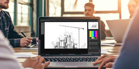 Poster - architectural design brisk software application for architect business and professional designer