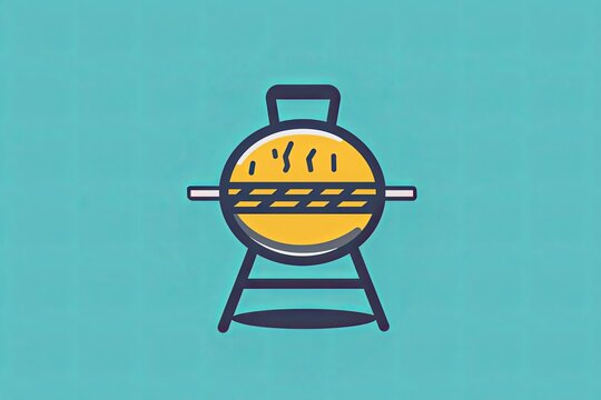Icon Grill Graphic Perfect for Resataurant.