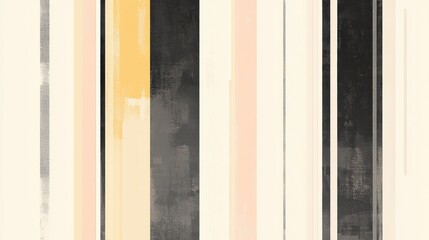 Aufkleber - Abstract pattern featuring vertical stripes in muted colors with textures and varying widths to create depth and interest. Generative AI