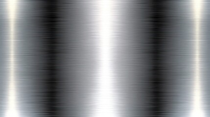 Poster - High-tech abstract gradient background featuring silver metallic textures, light gray shading, and smooth surface transitions.