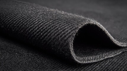 Poster - Monochromatic black texture, perfectly plain with a subtle matte finish and light absorbent surface.