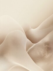Poster - Soft textures create abstract forms in neutral tones showcasing natural curves. Generative AI