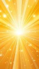 Poster - Abstract background featuring golden and yellow sun rays symbolizing the vibrancy of spring sunshine