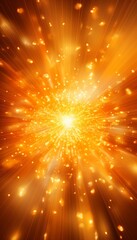 Poster - Abstract background featuring golden and yellow sun rays symbolizing the vibrant spring sun