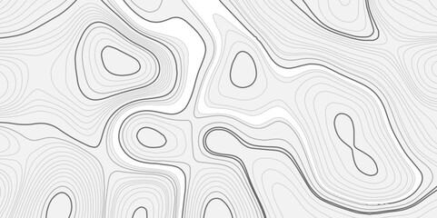 Poster - abstract wavy background. detailed topographic line map showing elevation patterns. topographic cont