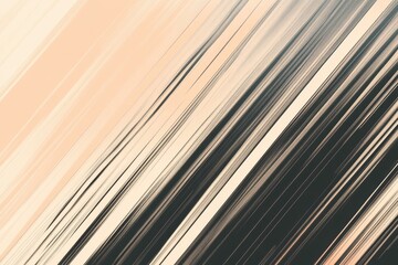Leinwandbilder - Abstract lines in neutral tones create a dynamic pattern of movement and depth in modern design concepts. Generative AI