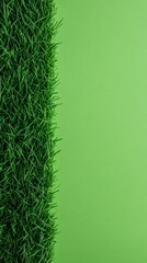 Poster - Verdant Minimalism in Smart Farming Textured Green Turf for Digital Crop Management Solutions - Elevating Agricultural Tech and Sustainable Practices