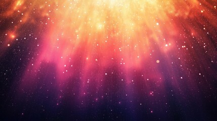 Wall Mural - Bright radiant background with cascading light rays and glowing particles