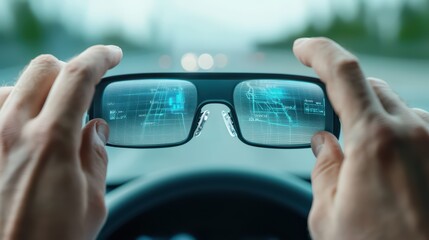 Poster - Smart Glasses with Augmented Reality Interface for Driving Safety