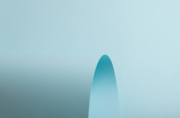 Aufkleber - Sky blue paper background with a smooth matte finish and soft pastel tones. Serene and calming, it features a refined, elegant, and minimalistic design with a modern, stylish, and delicate aesthetic.