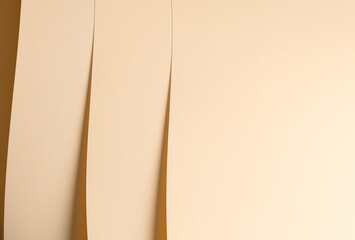 Aufkleber - A warm beige and yellow paper background with a smooth, delicate texture. Its minimal and refined aesthetic exudes elegance and calmness, making it a versatile and sophisticated choice. The soft,