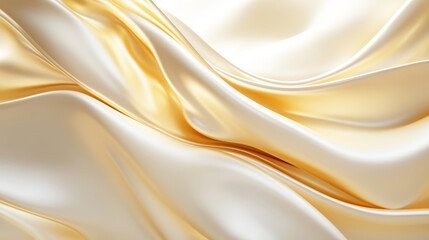 Fototapete - A 3D rendering of flowing curve lines, creating a dynamic and smooth background with a sense of movement and depth.