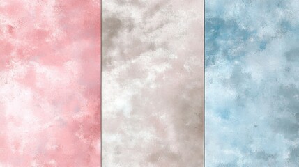 Poster - Abstract Textured Background in Pink Grey and Blue Hues