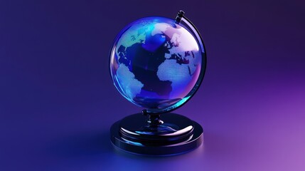 Poster - A Digital Globe Illuminates Global Connectivity