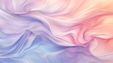 Poster - Abstract colorful pastel gradient waves with flowing textures in purple and pink : Generative AI