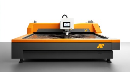 Poster - Modern Industrial Laser Cutting Machine Technology
