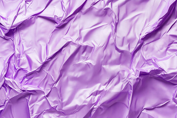Poster - crumpled purple piece of paper with a textured surface. The paper is purple and has a wrinkled appearance