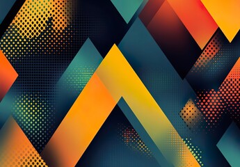 Poster - triangle vector abstract geometric technology background