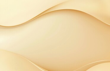 Poster - Smooth, flowing lines create dynamic shapes in a beige abstract background, giving a sense of movement and elegance, ideal for designs requiring a touch of sophistication and modernism