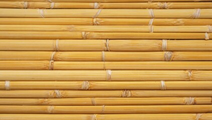 Wall Mural - organic bamboo texture with soft natural grain, warm earthy tones, seamless pattern