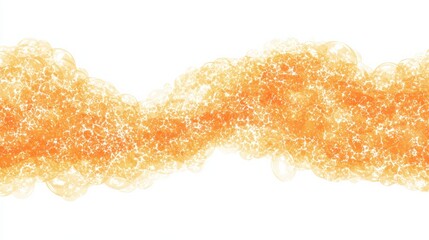 Fototapete - Flowing golden abstract waves digital art bright environment minimalist viewpoint creative concept for design