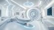 © Angelina - A modern, pristine hospital lab adorned with various medical supplies