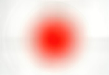 Poster - Blurred red glow. Abstract vibrant light effect. Round shape gradient light. Focus point. Soft light. Elegant glow. Trendy style. Modern effect. Shiny light beam. Horizontal light. Magic light show.