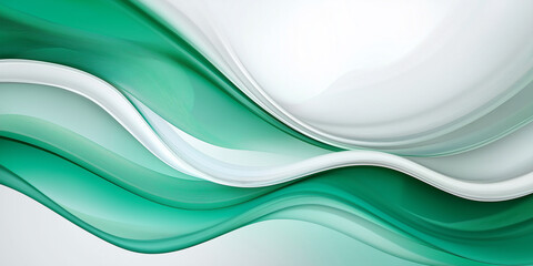 Poster - 3d colorful wave line, abstract background with light and shadow effects. Wavy pattern, layout